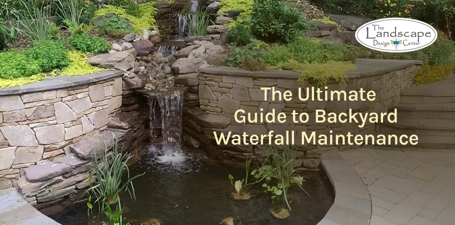 Enhance your outdoor oasis with a custom backyard waterfall from The Landscape Design Center.